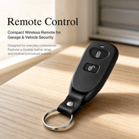 Télécommande RF 433 MHz noire durable pour éclairage LED de voiture, boutons de verrouillage/déverrouillage, clé sans fil pour éclairage d'ambiance sous le châssis