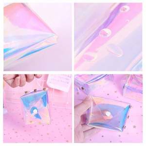 Monedero Transparente de PVC Láser para Mujer, Impermeable, a la Moda, para Monedas - Product Image 6