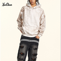 Sweat à capuche ample en coton épais avec poche – Sweat à capuche lourd de marque tendance et de créateur