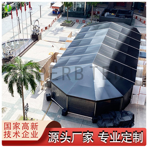Carpa Rectangular de Aluminio para Ferias Comerciales, Desmontable, de Montaje Manual, para Exposiciones y Eventos - Product Image 4