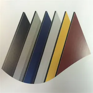 Cladding exterior wall alucobond waterproof 4mm pvdf various colour aluminum composite panels