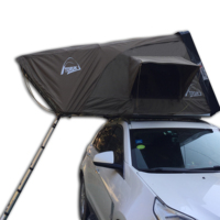 Tente de camping pour voiture, remorque de camping, tente de toit rigide pour SUV, camion, 4x4 tout-terrain, 3-4 personnes, coque en plastique ABS, style à ouverture latérale