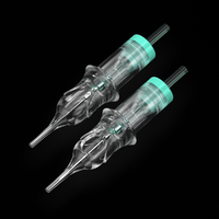 Agujas de Cartucho Desechables SOLONG PMU EN17 RL Nano Square/micro42 Tamaños 0.20-0.35mm Esterilizadas en Caja para Cejas y Labios