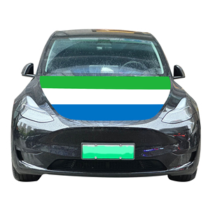Copertura del cofano auto nazionale a prezzi accessibili bandiera Sierra <span class=keywords><strong>Leone</strong></span> copertura del motore auto fabbrica di vendita diretta tessuto in poliestere - Product Image 2