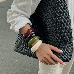 <span class=keywords><strong>JoJo</strong></span> OEM/ODM da donna Shineflash gioiello europeo americano Cross-border Street francese retrò con apertura liscia bracciale modello - Product Image 2