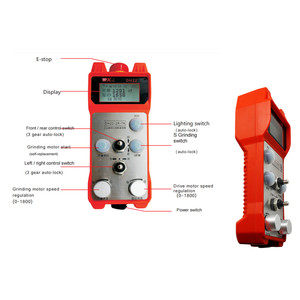 Wxhc D22 मल्टी-फंक्शन वायरलेस औद्योगिक रिमोट कंट्रोल ip67 वाटरप्रूफ फ्लोर ग्राइंडर - Product Image 5