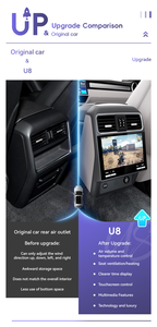 Système d'écran de divertissement pour siège arrière de voiture de 9,5 pouces amélioré pour Porsche Cayenne 2018-2023 - Product Image 4
