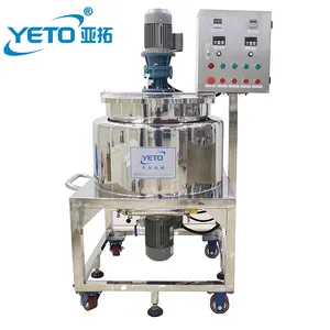 Yeto kho 100-5000 gallon mỹ phẩm hóa chất nhũ hóa Mixer Tank cắt cao homogenizer chất lỏng xà phòng chất tẩy rửa trộn thiết bị