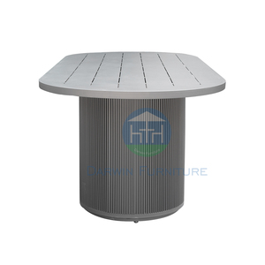 फोशान डार्विन फर्नीचर गोल डाइनिंग टेबल उच्च अंत गुणवत्ता वाले बगीचे की मेज एल्यूमीनियम टिकाऊ आधुनिक परियोजना आउटडोर फर्नीचर - Product Image 5