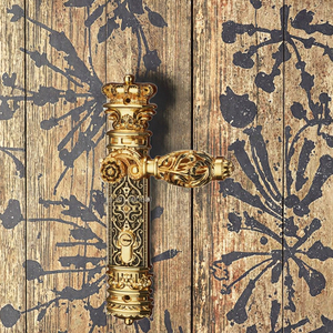 Chất Lượng Cao Kẽm Hợp Kim Key Hoạt Động Sang Trọng Rắn Gỗ Cửa Xử Lý Khóa Với An Toàn Cao Cho Trong Nhà Phòng Ngủ Sử Dụng - Product Image 3