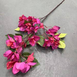 Vente en gros Tissu doux Simulation <span class=keywords><strong>Bougainvillier</strong></span> Lagerstroemia Fleur Branche pour Tenture murale dans les hôtels et les centres commerciaux - Product Image 4