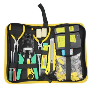 Hotsale New Design 2020 Lan Network Pc Repair Tool Kit Cable Tester And Plier Set Hand Tool Crimp Crimper Plug Clamp