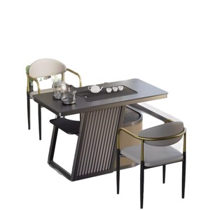 ชุดโต๊ะน้ำชาและเก้าอี้หรูหรา 3 ชิ้น ทนทานสำหรับห้องรับประทานอาหาร - Product Image 3