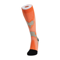 Chaussettes de compression sportives unisexe en nylon, antibactériennes, pour l'été, en stock, best-seller transfrontalier, soutien musculaire du mollet, pour activités de plein air