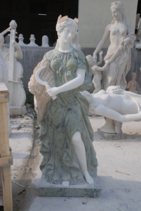 Taille réelle grand quatre saisons jardin dame sculpture marbre Figure Sculpture pierre humaine Statue féminine pour jardin décor extérieur - Product Image 2