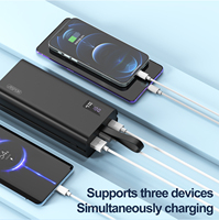 A337 Çok Satan Güçlü 22.5W PD QC3.0 Kablosuz Şarjlı Ultra İnce Çıkarılabilir Hızlı Şarjlı 30000mAh Powerbank Fabrikası