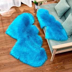 Alfombra de Pelo Sintético Ovalada de Lujo y Gran Capacidad para el Hogar - Product Image 2