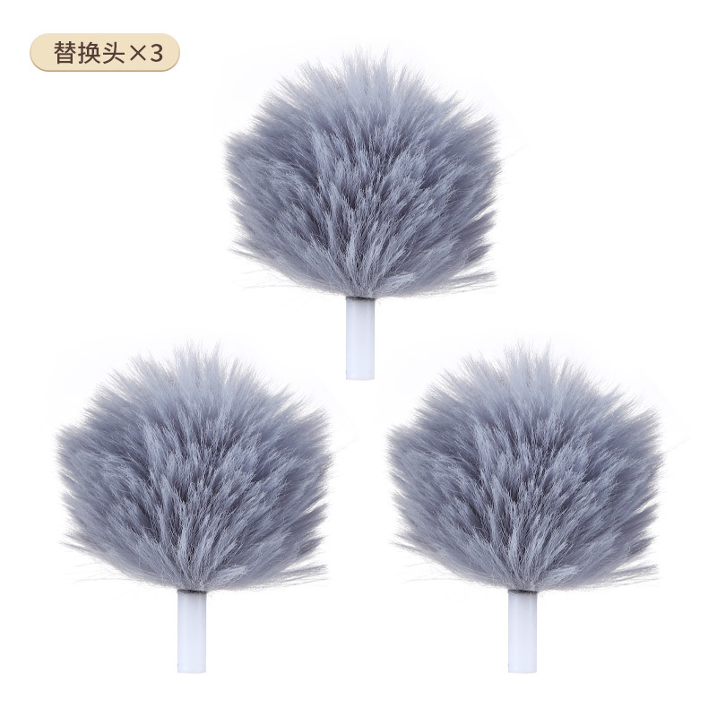 Replacement electrostatic brush heads (3-pack)