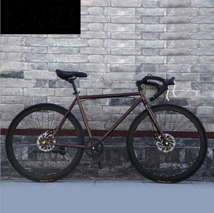 26 Inch <strong>Fixed</strong> Gear Bicycle Flying Bicycle Male Road Racing Bike Disc Brake Mountain Bike for Adults - Product Image 4