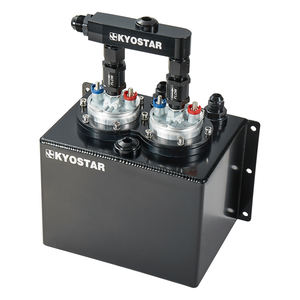 3L铝坯油箱，带2个泵银250LPH 044燃油泵燃油轨AN8 AN6配件止回阀 - Product Image 3