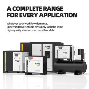 เครื่องอัดอากาศแบบสกรูอุตสาหกรรมแบบพกพา เฟสเดียว 220V ขนาดเล็ก 7.5KW เงียบ 10HP พร้อมถังลมแห้ง ได้รับมาตรฐาน CE ขายส่ง ใช้ได้กับรถยนต์ - Product Image 5