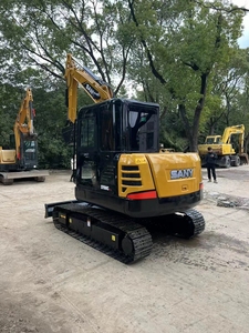 รถขุดตีนตะขาบ Sany SY60C มือสอง 6 ตัน เครื่องยนต์ Yanmar ระบบควบคุม PLC ของแท้จากจีน รถขุดขนาดเล็ก พร้อมมอเตอร์และเกียร์ - Product Image 3
