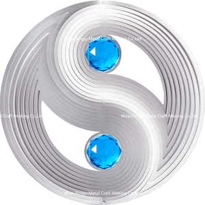 Laser cắt ngoài trời 3D gió <span class=keywords><strong>Spinner</strong></span>-Pha lê âm dương - Product Image 1