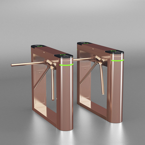 RFID สามลูกกลิ้งกลไกการควบคุมการเข้าถึงแบบหมุนกึ่งอัตโนมัติขาตั้งกล้องแบบหมุนประตู IP54สแตนเลส - Product Image 5