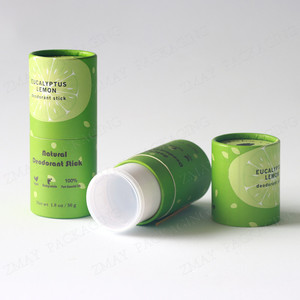Paper Tube Deodorant Stick Twist up Cardboard Empty Cosmetic <b>Container</b> with Custom Printing - Product Image 2