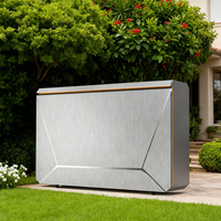 Nouvelle conception d'armoires de cuisine extérieure en acier inoxydable, cuisine moderne avec cuisinière, ensemble de barbecue