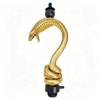 Ensemble de chicha saoudienne de style classique, grande chicha arabe complète en aluminium givré en forme de cobra, accessoires créatifs pour chichas
