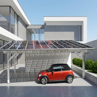 Profils et pièces préfabriquées en acier galvanisé anti-corrosion pour structure de carport solaire extérieur en Zn-Al-Mg