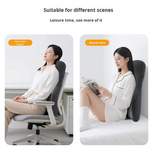 เก้าอี้สำนักงาน พนักพิงเมมโมรี่โฟม พนักพิงหลังเมมโมรี่โฟมตามหลักสรีรศาสตร์ เก้าอี้สำนักงานอเนกประสงค์ ที่นั่งคนขับรถยนต์ ที่นั่งเครื่องบิน ปรับได้ - Product Image 4