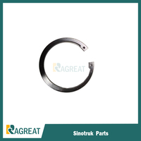 OEM Standard Leaf Spring Retaining Ring Circlip Part No. WG9750523182 for Sinotruk Howo Heavy Duty Truck Chassis