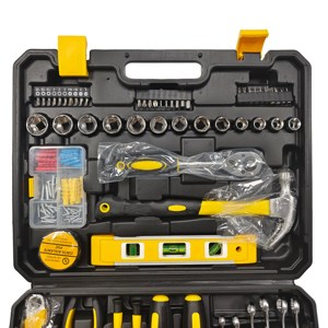 Juego de Herramientas Profesional de 108 Piezas para Reparaciones de Automóviles, Carpintería y Mantenimiento del Hogar, en Caja de Plástico Tipo Maletín, OEM - Product Image 1