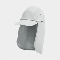 Casquette de baseball en polyester respirante pour l'extérieur, protection solaire UV estivale, avec cache-cou, vente en gros