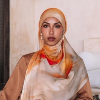 Hijab en modal imprimé tendance pour femmes musulmanes, doux, confortable, respirant, grande taille, pour un usage quotidien, collection 2026