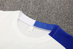 Uniformes de Fútbol de Verano, Conjunto de Entrenamiento de Manga Corta, Jersey 25/26 París, Transpirable, Poliéster de Secado Rápido, Cuello Redondo, Unisex, Deportivo - Product Image 3