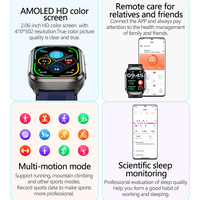 Reloj Inteligente S17 con Bomba de Aire, Monitor de Presión Arterial, Temperatura Corporal, ECG, Monitor de Actividad Física y Deportiva