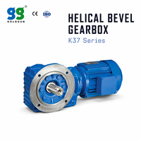 Réducteur hélicoïdal à angle droit GOLDGUN 1.1KW Série K37 pour transmission de moteur d'outillage électrique