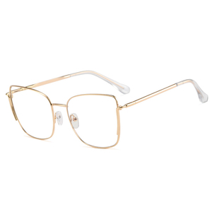 Reotro <span class=keywords><strong>Cateye</strong></span> tùy biến kính theo toa phụ nữ ánh sáng màu xanh Kính mắt nữ thời trang Kính khung UV400 kính - Product Image 5