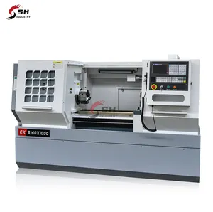 Yeni sayısal ucuz düz yatak torna makinesi CK6140 mini yatay Cnc torna