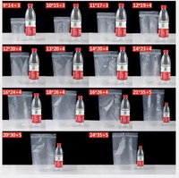Refermable Ziplock Doypack Stand up Pouch Transparent Transparent Scellé Snack Sac En Plastique Sacs D'emballage Alimentaire avec Fermeture À Glissière