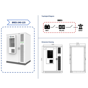 Sistema de Almacenamiento de Baterías SCU de Alta Capacidad 240KWh 125KW Lifepo4 con Enfriamiento por Aire, Sistema de Almacenamiento de Baterías Fotovoltaicas a Prueba de Agua - Product Image 4