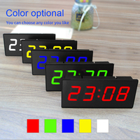 Chronomètre numérique, minuteur de jeu, compte à rebours LED, mini horloge, minuteur de 10 secondes avec buzzer