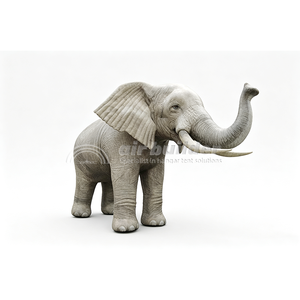 Modèle d'éléphant gonflable personnalisé OEM, décoration animale réaliste pour le carnaval - Product Image 4