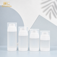 Bouteilles de lotion en PP double couche de 100 ml à 200 ml, flacons à pompe à vide pour baume nettoyant et nettoyant visage, conception universelle directement de l'usine