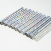 Rollo de materiales de Impresión textil de película de vinilo de transferencia de calor de TPU de alta calidad holográfica de plata al por mayor de fábrica para ropa