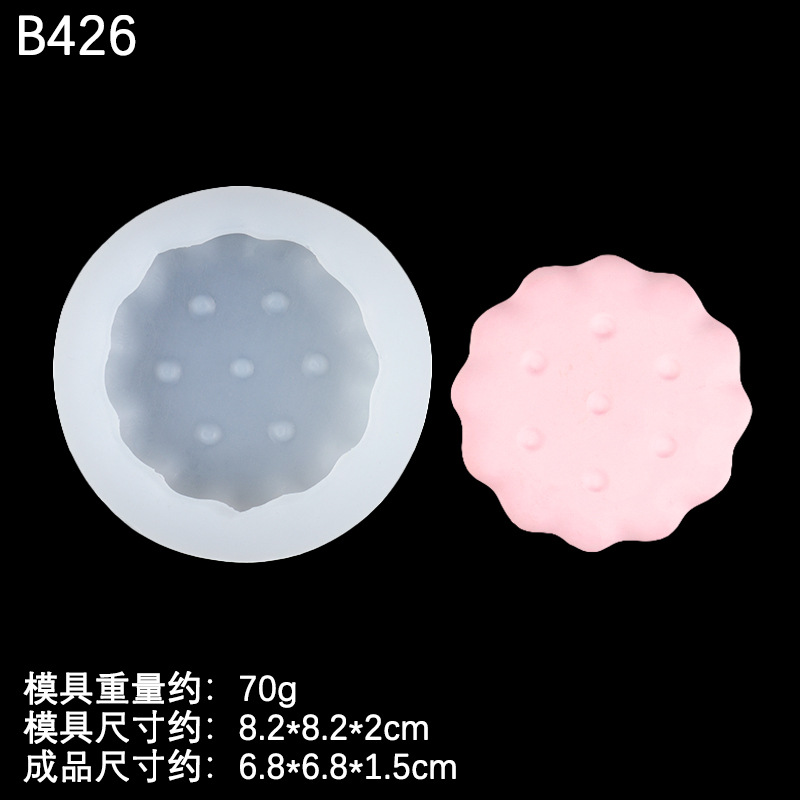 Transparent - Biscuits dentelle B426- 3 pouces