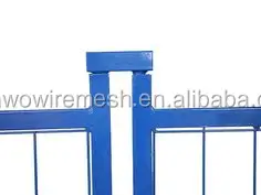 Tragbarer 6×12 Chain Link temporärer Zaun Paneel-PVC-Rahmen mit Heißgefütterten verzinkten wasserdichten Einfahrt-Toren Veranstaltungen Amerika